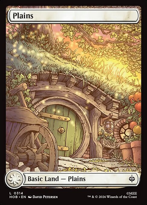 Plains (314) - FULL ART - The Hobbit - Game On