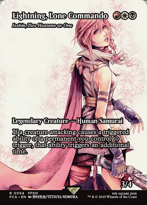 Isshin, Two Heavens as One (54) - BORDERLESS - FULL ART - Final Fantasy: Through the Ages - Game On