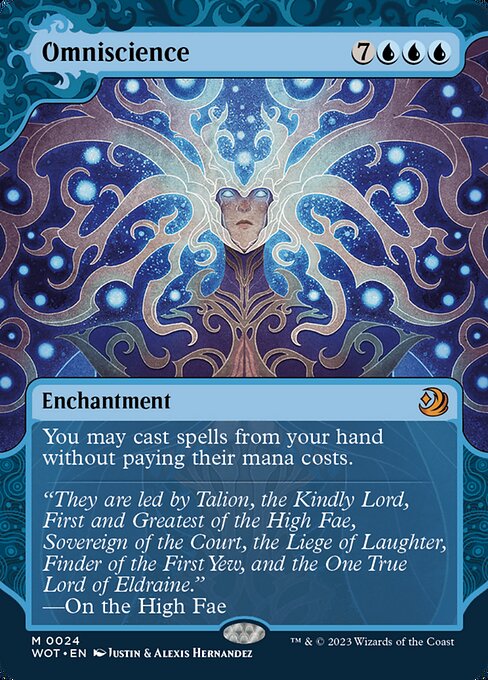 Omniscience (24) - BORDERLESS - Wilds of Eldraine: Enchanting Tales - Game On