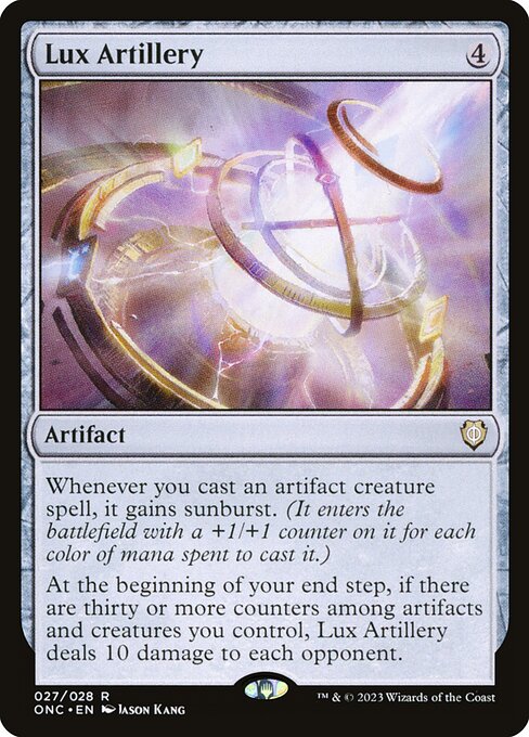 Lux Artillery (27) - Phyrexia: All Will Be One Commander - Game On