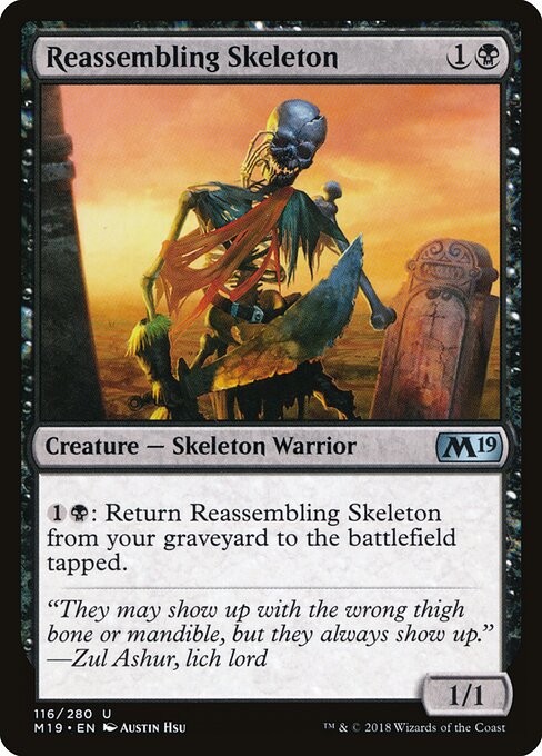 Reassembling Skeleton (116) - Core Set 2019 - Game On