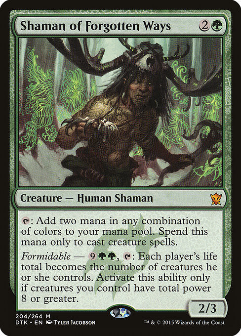 Shaman of Forgotten Ways (204) (Foil) - Dragons of Tarkir - Game On