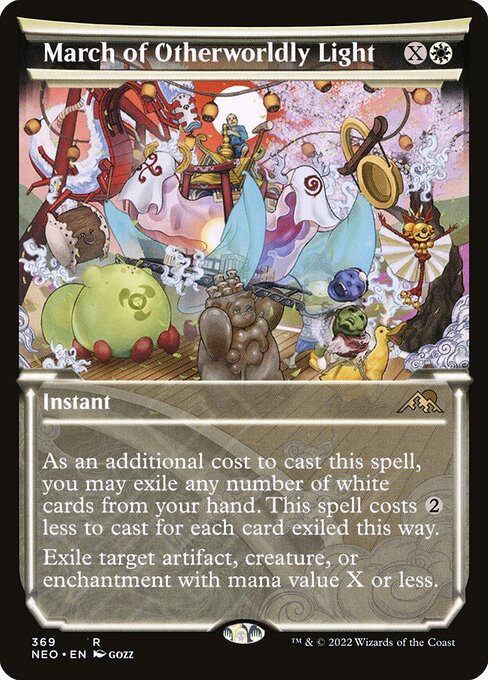 March of Otherworldly Light (369) - SHOWCASE (Foil) - Kamigawa: Neon Dynasty - Game On