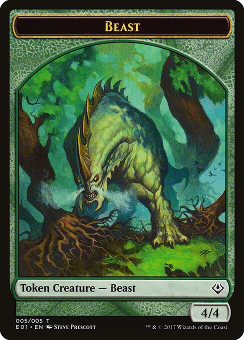 Beast (5) - Archenemy: Nicol Bolas Tokens - Game On