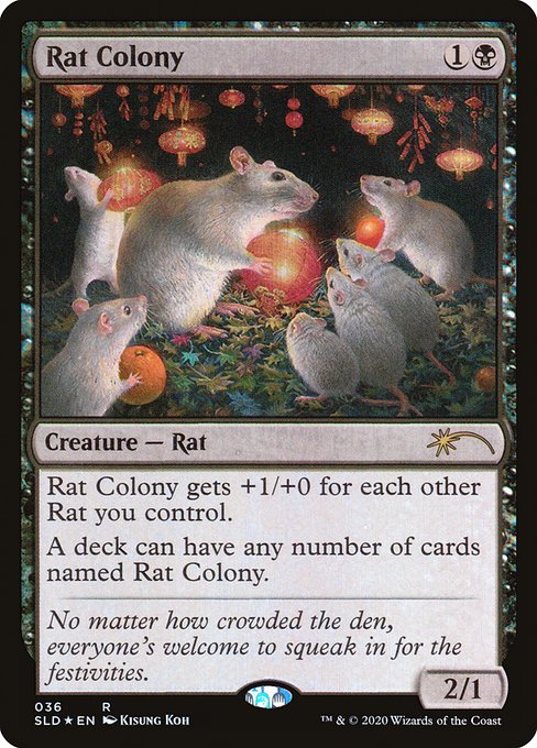 Rat Colony (36) (Foil) - Secret Lair Drop - Game On