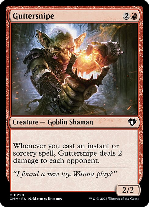 Guttersnipe (229) (Foil) - Commander Masters - Game On