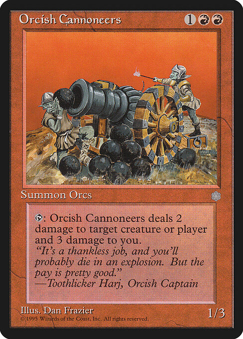 Orcish Cannoneers (205) - Ice Age - Game On