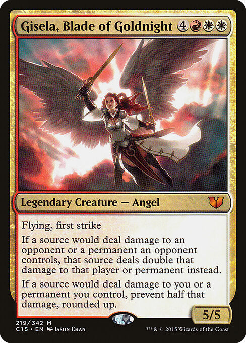 Gisela, Blade of Goldnight (219) - Commander 2015 - Game On