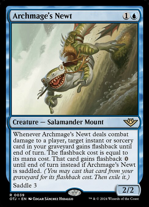 Archmage's Newt (39) (Foil) - Outlaws of Thunder Junction - Game On