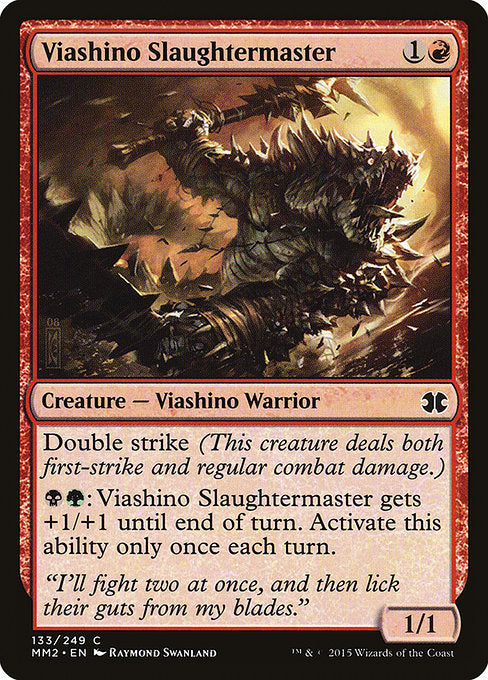 Viashino Slaughtermaster (133) (Foil) - Modern Masters 2015 - Game On