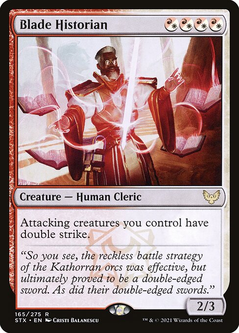 Blade Historian (165) (Foil) - Strixhaven: School of Mages - Game On