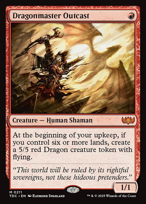 Dragonmaster Outcast (211) - Tarkir: Dragonstorm Commander - Game On