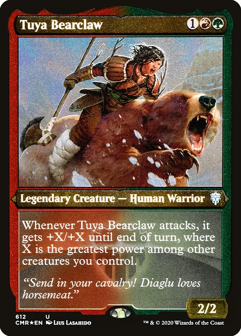 Tuya Bearclaw (612) (Etched) - Commander Legends - Game On