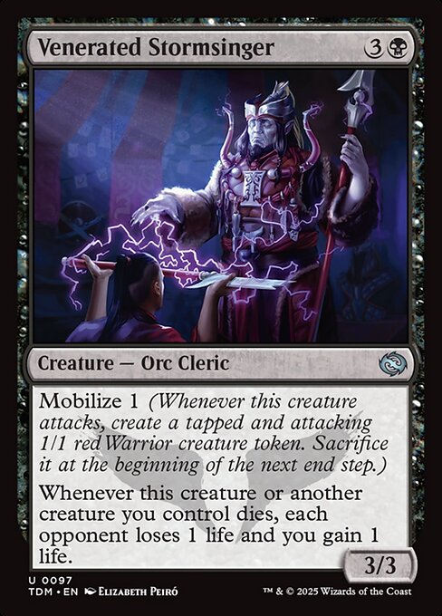 Venerated Stormsinger (97) (Foil) - Tarkir: Dragonstorm - Game On