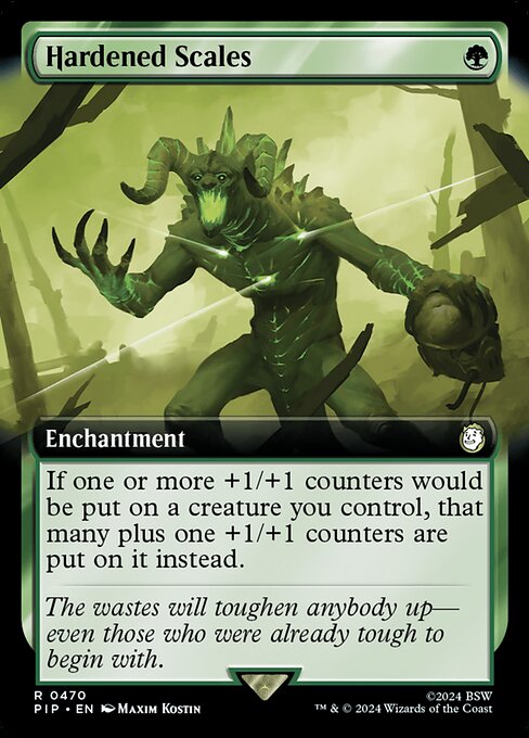 Hardened Scales (470) - EXTENDED ART (Foil) - Fallout - Game On