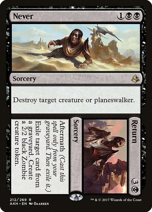 Never // Return (212) (Foil) - Amonkhet - Game On