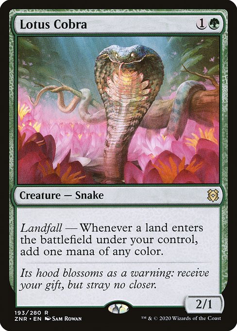 Lotus Cobra (193) (Foil) - Zendikar Rising - Game On