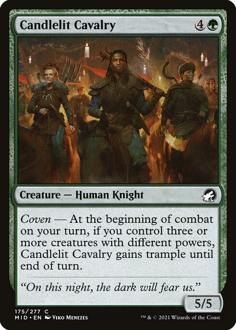 Candlelit Cavalry (175) (Foil) - Innistrad: Midnight Hunt - Game On