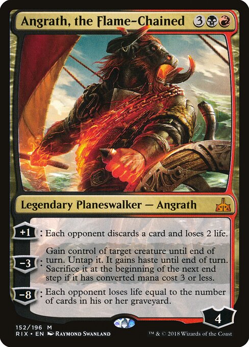 Angrath, the Flame-Chained (152) - Rivals of Ixalan - Game On