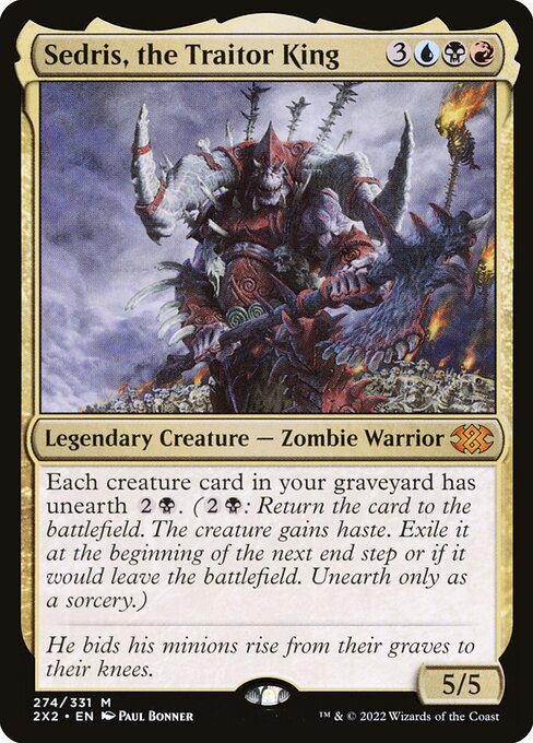 Sedris, the Traitor King (274) - Double Masters 2022 - Game On