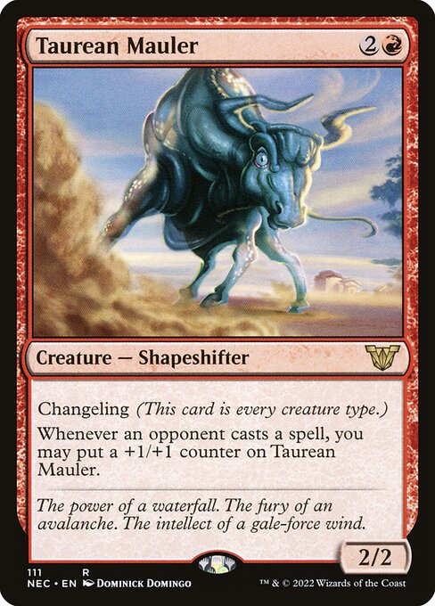 Taurean Mauler (111) - Neon Dynasty Commander - Game On