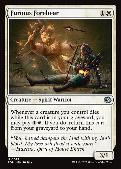 Furious Forebear (13) (Foil) - Tarkir: Dragonstorm - Game On