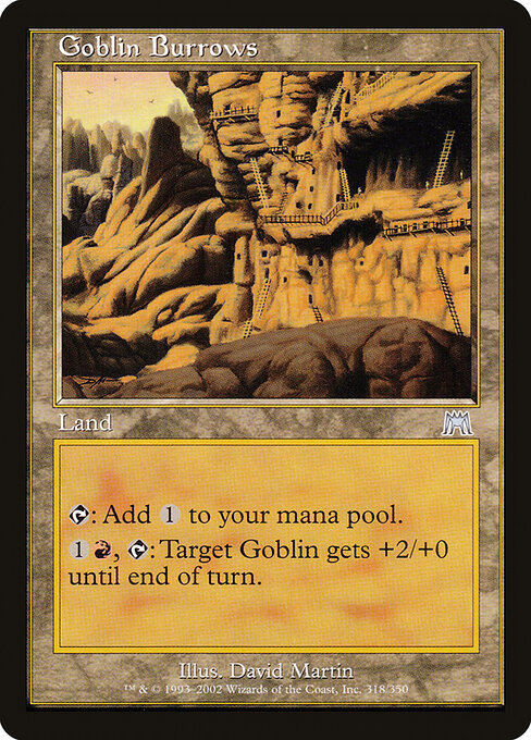 Goblin Burrows (318) (Foil) - Onslaught - Game On