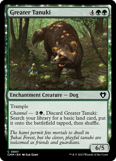 Greater Tanuki (897) - Commander Masters - Game On