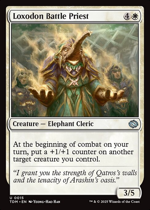 Loxodon Battle Priest (15) (Foil) - Tarkir: Dragonstorm - Game On
