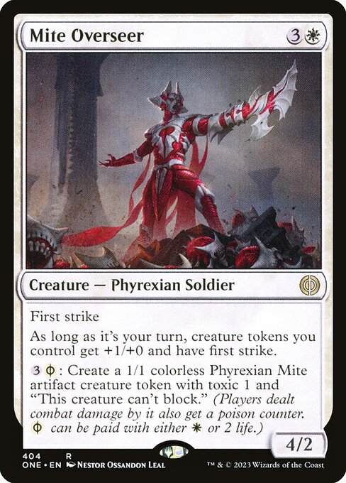 Mite Overseer (404) (Foil) - Phyrexia: All Will Be One - Game On
