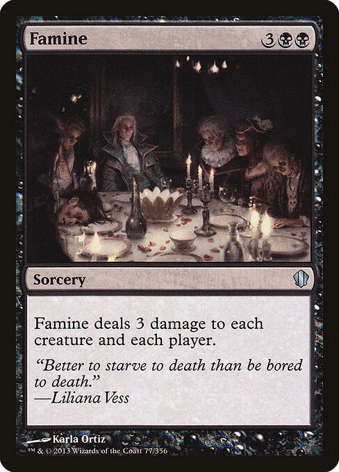 Famine (77) - Commander 2013 - Game On