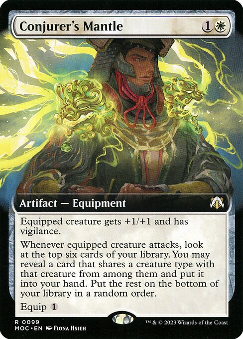 Conjurer's Mantle (99) - EXTENDED ART - March of the Machine Commander - Game On