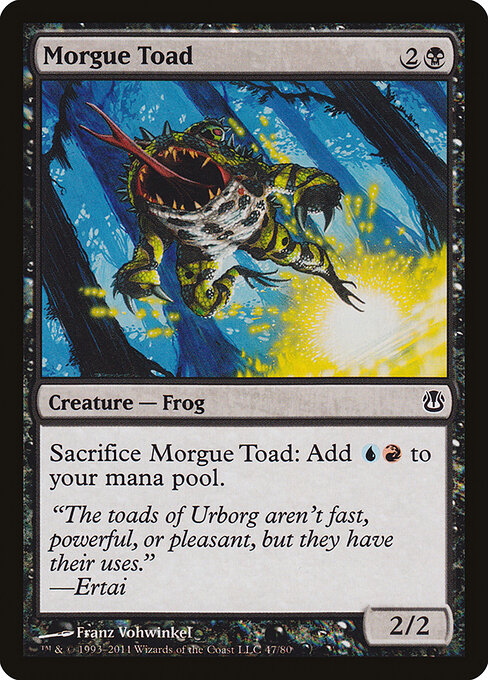 Morgue Toad (47) - Duel Decks: Ajani vs. Nicol Bolas - Game On