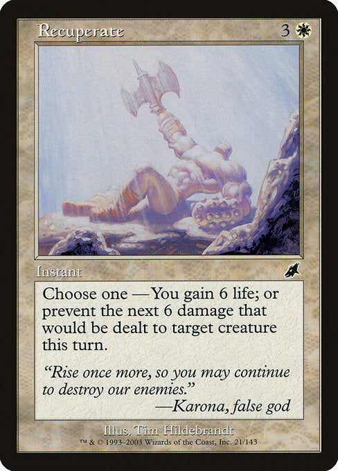 Recuperate (21) (Foil) - Scourge - Game On