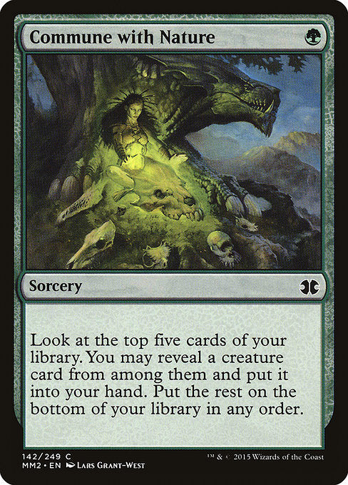 Commune with Nature (142) (Foil) - Modern Masters 2015 - Game On