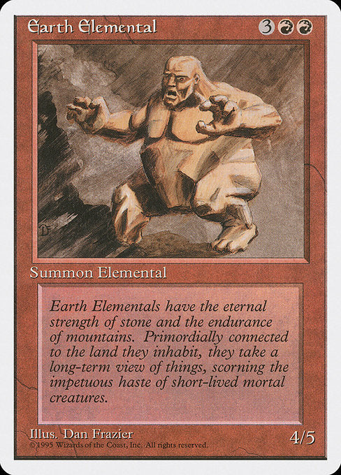 Earth Elemental (188) - Fourth Edition - Game On