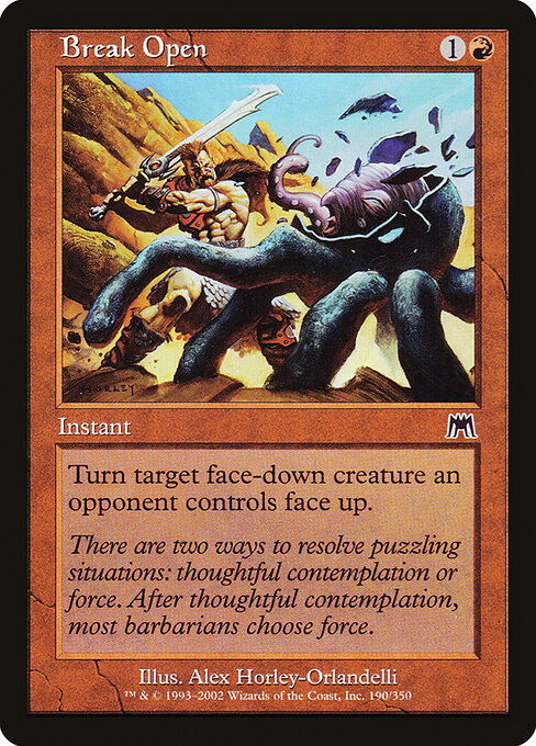 Break Open (190) (Foil) - Onslaught - Game On
