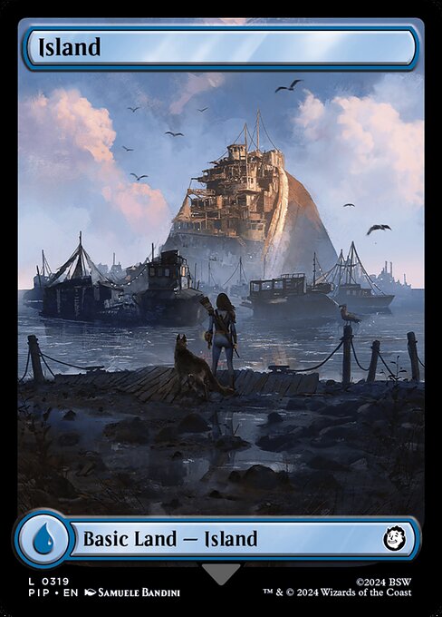 Island (319) - FULL ART - Fallout - Game On