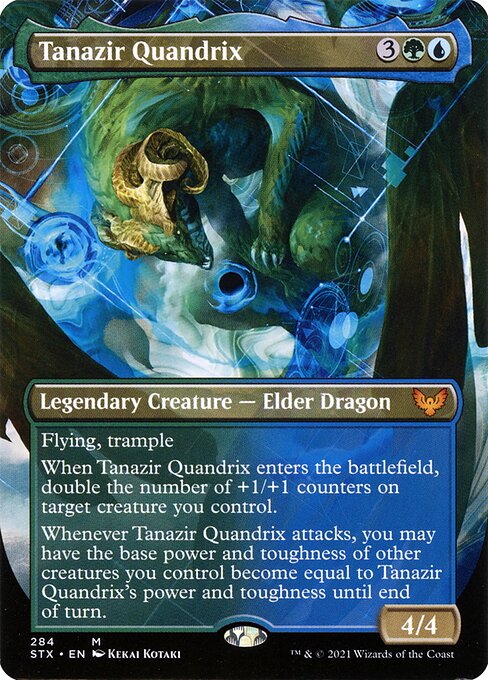 Tanazir Quandrix (284) - BORDERLESS - FULL ART - Strixhaven: School of Mages - Game On
