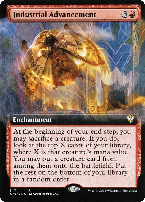 Industrial Advancement (147) - EXTENDED ART - New Capenna Commander - Game On