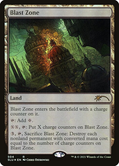 Blast Zone (504) (Foil) - Secret Lair: Ultimate Edition - Game On