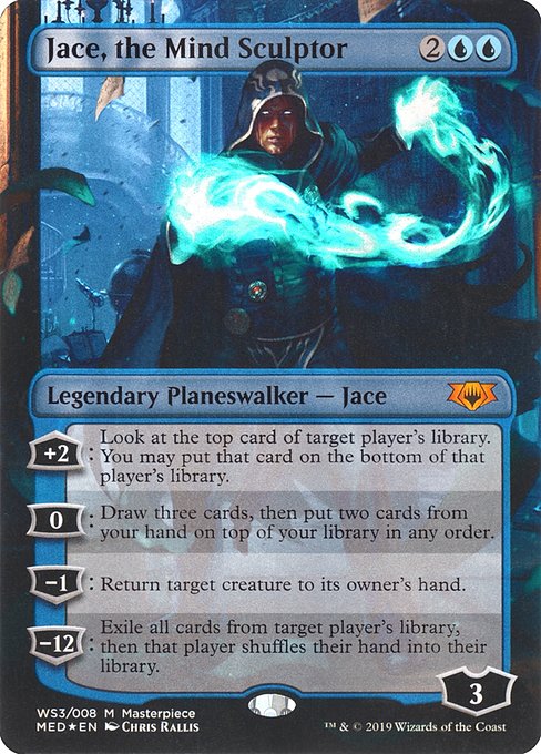 Jace, the Mind Sculptor (WS3) - BORDERLESS - FULL ART (Foil) - Mythic Edition - Game On