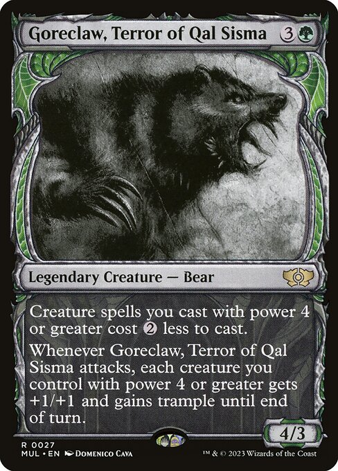 Goreclaw, Terror of Qal Sisma (27) - SHOWCASE (Foil) - Multiverse Legends - Game On