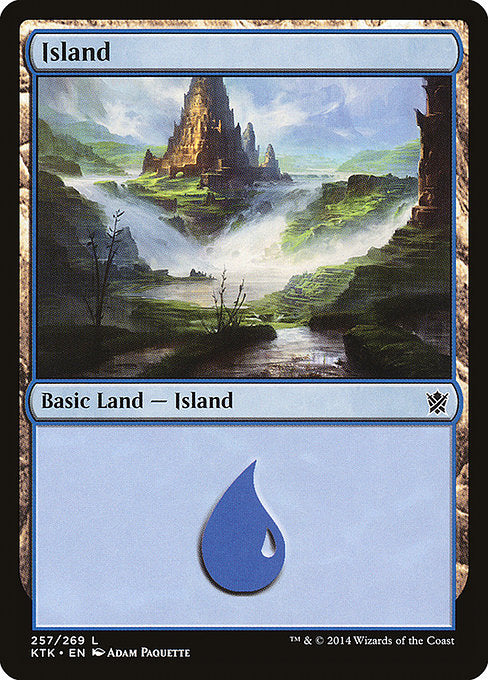 Island (257) (Foil) - Khans of Tarkir - Game On