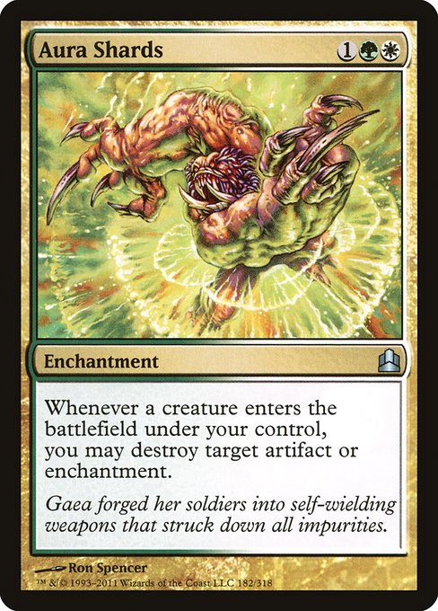 Aura Shards (182) - Commander 2011 - Game On