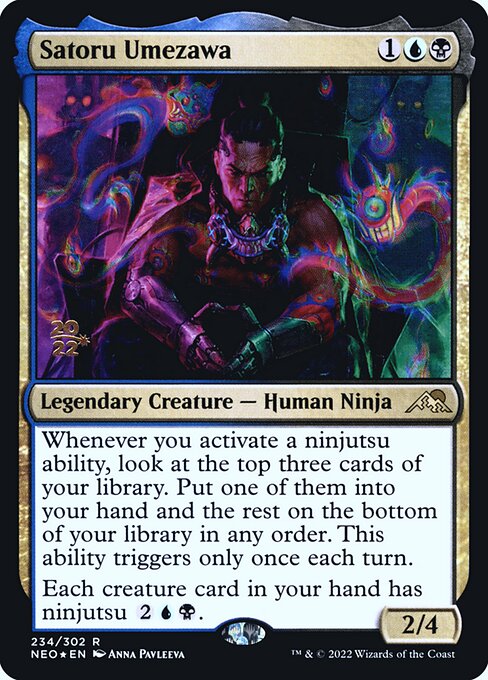 Satoru Umezawa (234s) (Foil) - Kamigawa: Neon Dynasty Promos - Game On