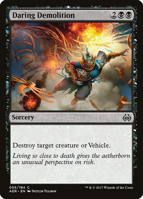Daring Demolition (55) (Foil) - Aether Revolt - Game On