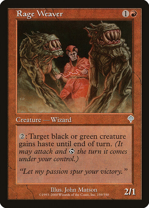 Rage Weaver (159) (Foil) - Invasion - Game On