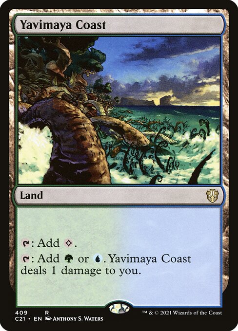 Yavimaya Coast (409) - Commander 2021 - Game On