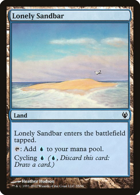 Lonely Sandbar (35) - Duel Decks: Izzet vs. Golgari - Game On